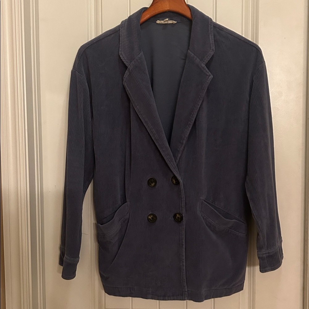 Madewell blue small  Corduroy Jacket